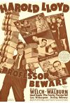 Professor Beware poster